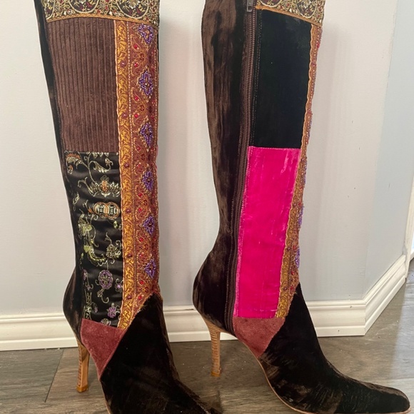 Arleen C custom knee high boots - Picture 3 of 3